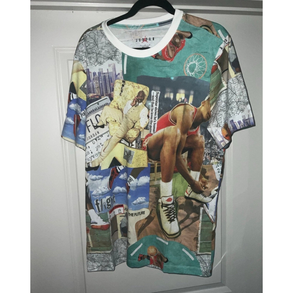 Nike Tech Fleece Shorts (M) + Jordan Graphic Tee (L) Bundle – Streetwear Set - Picture 4 of 6